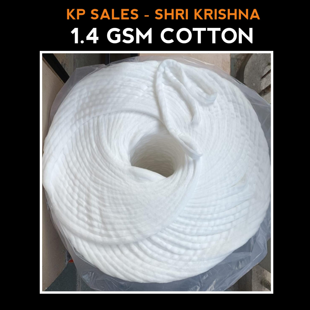 1.4 GSM 10 KG COTTON FOR WICKS MAKING | COTTON FOR BATTI MAKING | VATTULU/THIRI/BATTI COTTON